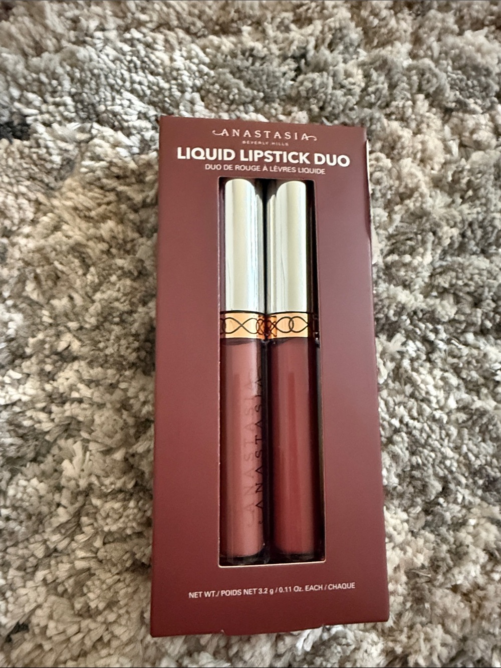 Anastasia Beverly Hills Liquid Lipstick Duo - Mauve Pink & Brick Red